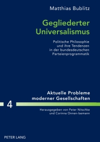 Cover image: Gegliederter Universalismus 1st edition 9783631611920