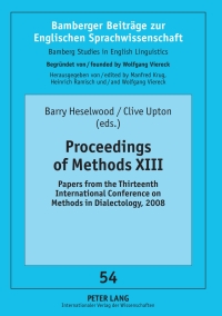 Imagen de portada: Proceedings of Methods XIII 1st edition 9783631612408