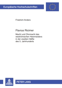 Immagine di copertina: Flavius Ricimer 1st edition 9783631612644