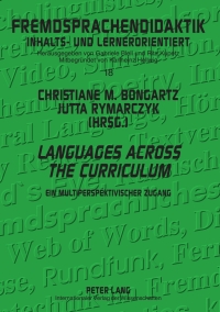 Imagen de portada: Languages Across the Curriculum 1st edition 9783631583883