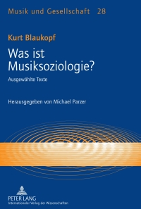 Cover image: Was ist Musiksoziologie? 1st edition 9783631593653