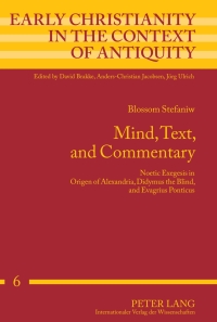 صورة الغلاف: Mind, Text, and Commentary 1st edition 9783631602676