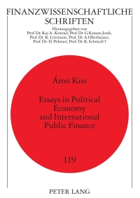 Cover image: Essays in Political Economy and International Public Finance 1st edition 9783631596760