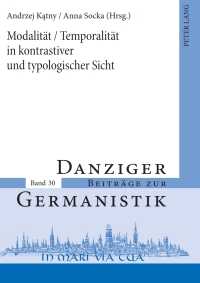 Cover image: Modalitaet / Temporalitaet in kontrastiver und typologischer Sicht 1st edition 9783631599853