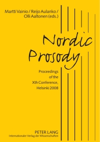 Cover image: Nordic Prosody 1st edition 9783631595527
