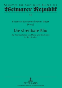 Imagen de portada: Die streitbare Klio 1st edition 9783631612569