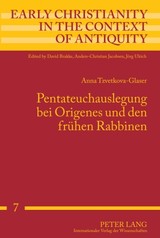 Cover image: Pentateuchauslegung bei Origenes und den fruehen Rabbinen 1st edition 9783631602836