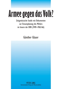 صورة الغلاف: Armee gegen das Volk? 1st edition 9783631595961