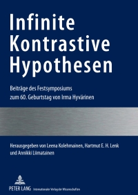 Titelbild: Infinite Kontrastive Hypothesen 1st edition 9783631600498