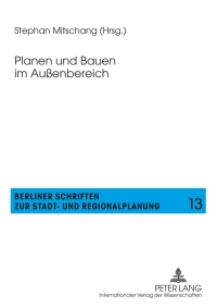 Cover image: Planen und Bauen im Außenbereich 1st edition 9783631609576