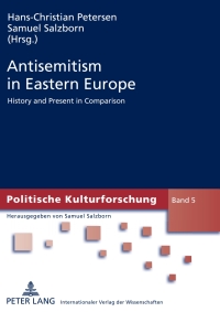 Immagine di copertina: Antisemitism in Eastern Europe 1st edition 9783631598283