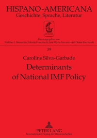 Immagine di copertina: Determinants of National IMF Policy 1st edition 9783631605608