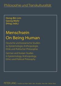 Imagen de portada: Menschsein- On Being Human 1st edition 9783631617748