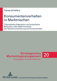 Imagen de portada: Konsumentenverhalten in Marktnischen 1st edition 9783631603260