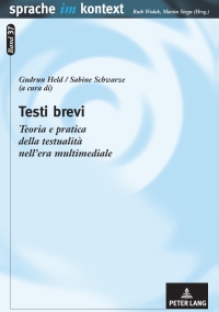 Cover image: Testi brevi 1st edition 9783631603987