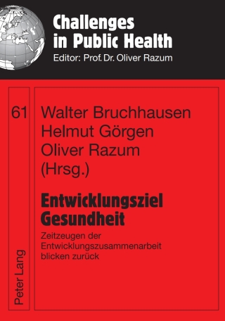 Cover image: Entwicklungsziel Gesundheit 1st edition 9783631614273