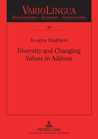 صورة الغلاف: Diversity and Changing Values in Address 1st edition 9783631584859