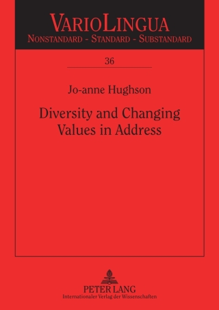 Cover image: Diversity and Changing Values in Address 1st edition 9783631584859