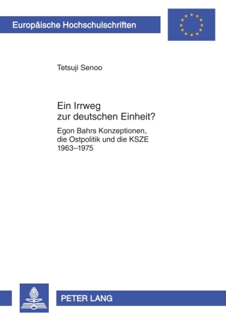 Cover image: Ein Irrweg zur deutschen Einheit? 1st edition 9783631603451