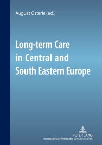 Titelbild: Long-term Care in Central and South Eastern Europe 1st edition 9783631616895