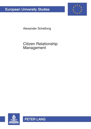 Cover image: Citizen Relationship Management 1st edition 9783631578445