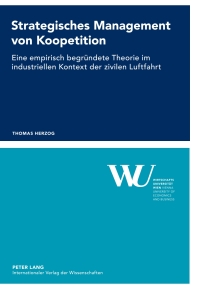 Cover image: Strategisches Management von Koopetition 1st edition 9783631619698