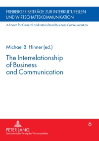 Cover image: The Interrelationship of Business and Communication 1st edition 9783631565407