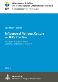 Imagen de portada: Influence of National Culture on IFRS Practice 1st edition 9783631620526