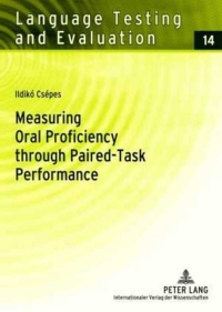 Cover image: Measuring Oral Proficiency through Paired-Task Performance 1st edition 9783631564967