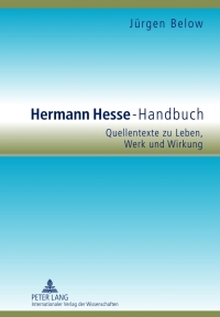 Cover image: Hermann Hesse-Handbuch 1st edition 9783631631867