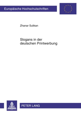 Cover image: Slogans in der deutschen Printwerbung 1st edition 9783631635667