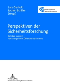 Imagen de portada: Perspektiven der Sicherheitsforschung 1st edition 9783631611135