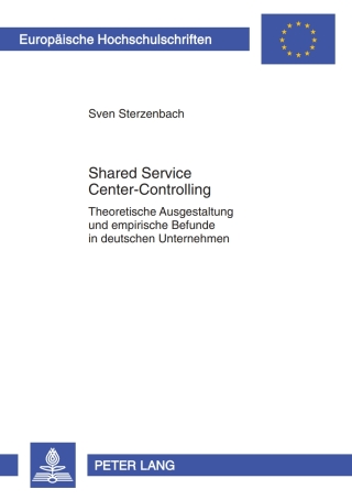صورة الغلاف: Shared Service Center-Controlling 1st edition 9783631586662