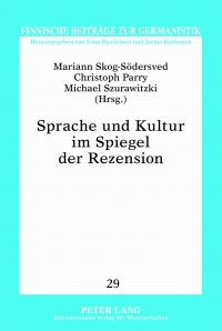 Titelbild: Sprache und Kultur im Spiegel der Rezension 1st edition 9783631637180