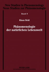 Imagen de portada: Phaenomenologie der natuerlichen Lebenswelt 1st edition 9783631624340