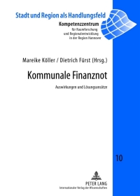 Cover image: Kommunale Finanznot 1st edition 9783631633717