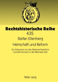 Cover image: Herrschaft und Reform 1st edition 9783631633731
