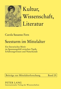 Cover image: Seesturm im Mittelalter 1st edition 9783631613238