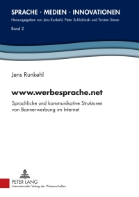 Cover image: www.werbesprache.net 1st edition 9783631609873