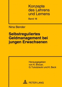 Cover image: Selbstreguliertes Geldmanagement bei jungen Erwachsenen 1st edition 9783631631898