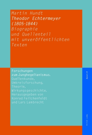 Imagen de portada: Theodor Echtermeyer (1805-1844) 1st edition 9783631638408