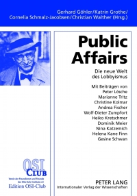 Cover image: Public Affairs 1st edition 9783631613450