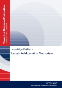 Cover image: Leszek Kołakowski in Memoriam 1st edition 9783631618240