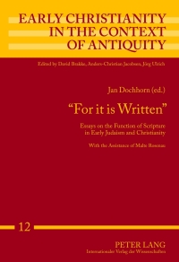 Cover image: «For it is Written» 1st edition 9783631632536