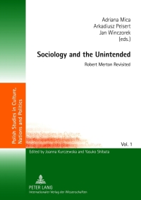 صورة الغلاف: Sociology and the Unintended 1st edition 9783631621202