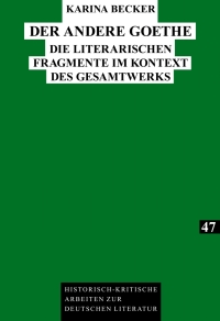 Immagine di copertina: Der andere Goethe 1st edition 9783631631782