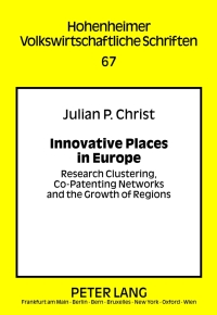 صورة الغلاف: Innovative Places in Europe 1st edition 9783631633038