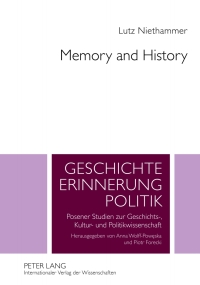 表紙画像: Memory and History 1st edition 9783631619155