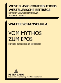 Immagine di copertina: Vom Mythos zum Epos 1st edition 9783631637029