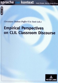 Imagen de portada: Empirical Perspectives on CLIL Classroom Discourse 1st edition 9783631552292